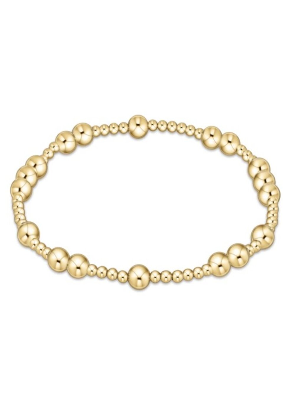 New Enewton Hope Unwritten 5mm 14kt Gold-Filled Bead Bracelet with Bag